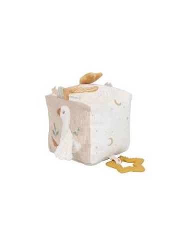 Cube d’Activités Newborn Naturals – Jouet éveil sensoriel pour bébé