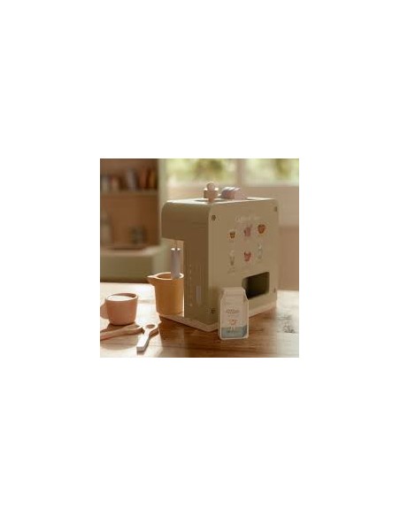 Machine à café en bois Little Dutch– Jouet pour petits baristas | Jeu d’imitation café et thé