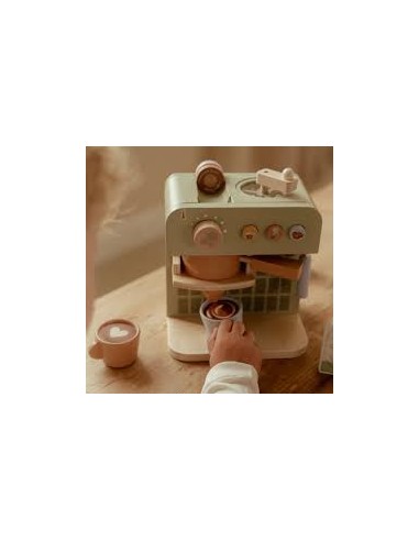 Machine à café en bois Little Dutch– Jouet pour petits baristas | Jeu d’imitation café et thé