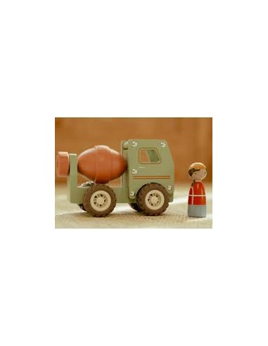 Camion Toupie – Little Dutch | Jouet en Bois pour Petits Constructeurs
