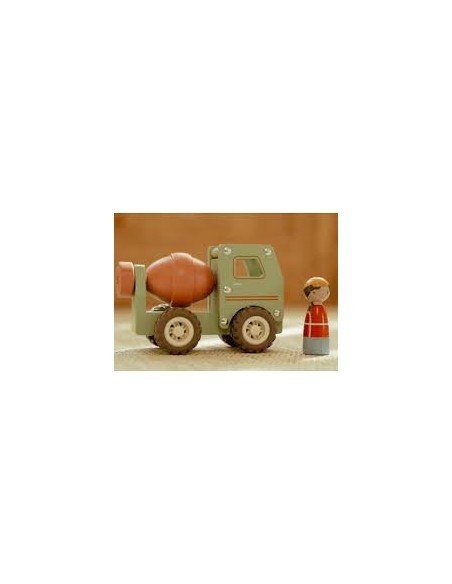 Camion Toupie – Little Dutch | Jouet en Bois pour Petits Constructeurs