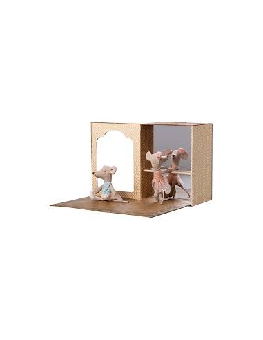 Studio de Danse Maileg – Petite Sœur & Petit Frère | Coffret Danse