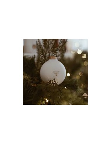Boule de Noël à Personnaliser “Mon Premier Noël” – Baubel’s & Atelier Wagram | Souvenir Unique pour Bébé