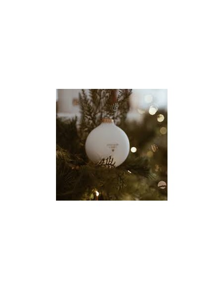 Boule de Noël à Personnaliser “Mon Premier Noël” – Baubel’s & Atelier Wagram | Souvenir Unique pour Bébé