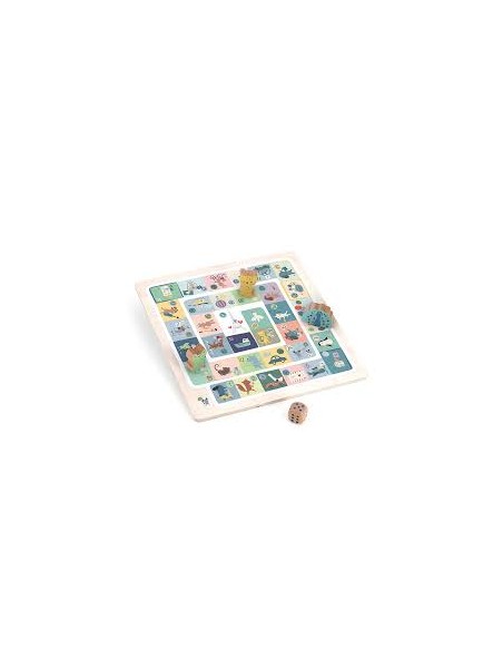 Coffret Multi-Jeux en Bois – Animaux – Sarah Betz | 4 Jeux Éducatifs et Ludiques dès 2 Ans