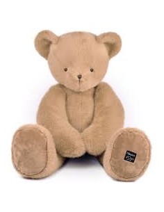 Peluche ours clementin miel amande 80 cm - Histoire d'ours