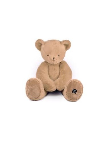 Peluche ours clementin miel amande 80 cm - Histoire d'ours