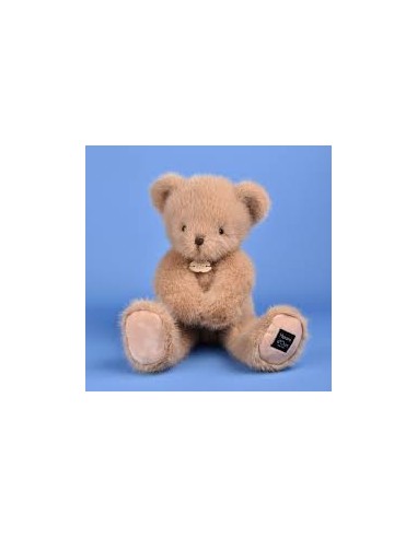Ours Clémentin Miel amande 60 cm  Histoire d'ours – Peluche Douce et Réconfortante