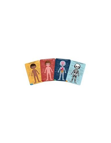 Coffret 4 Puzzles Géants Corps Humain - Janod - Dès 5 ans