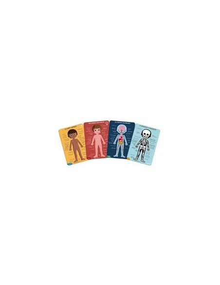 Coffret 4 Puzzles Géants Corps Humain - Janod - Dès 5 ans