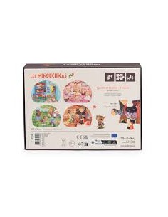 4 puzzles les minouchkkas - Moulin roty 2