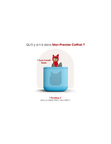 Toniesbox 2 Bleu – Boîte à Histoires Audio pour Enfants – Tonies