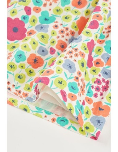 Robe en satin fleurs pour fille - Boboli