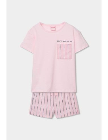 Pyjama en tricot bi matiere pour fille - Boboli