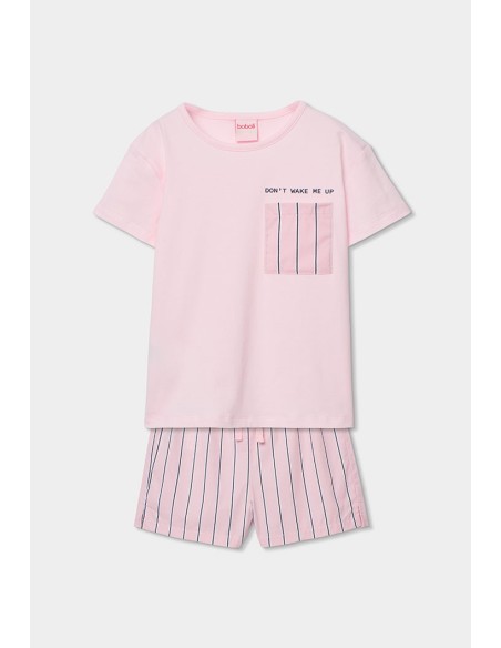 Pyjama en tricot bi matiere pour fille - Boboli