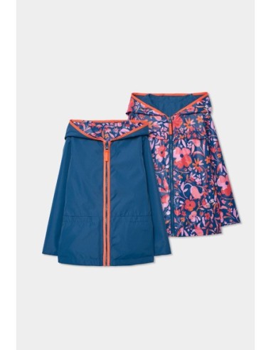 Parka réversible fleurs pour fille - Boboli