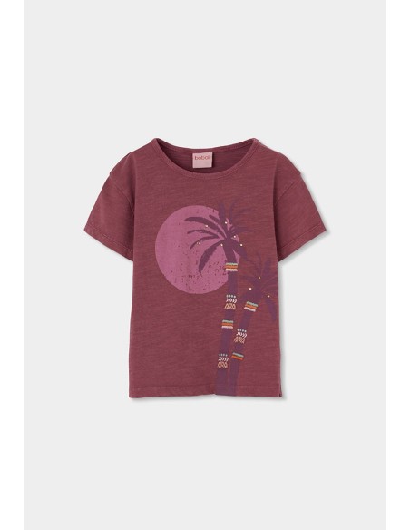 T-Shirt tricot flame pour fille - Boboli