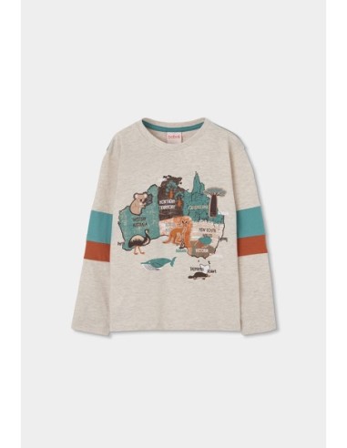 T-Shirt tricot manche longue pour garçon - Boboli