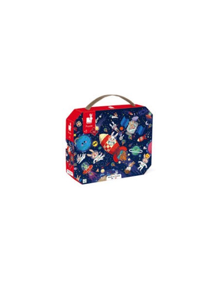 Puzzle Fusée 54 pièces Janod – Puzzle Enfant Espace