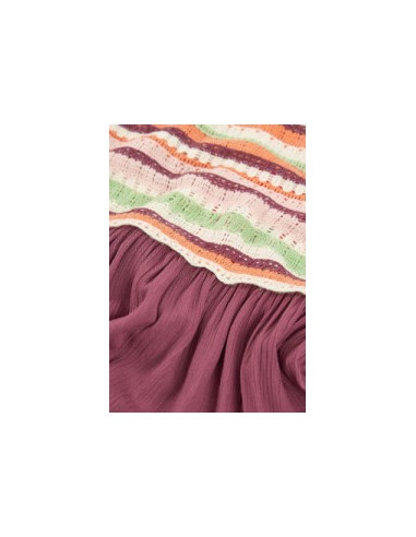 Robe bi matiere pour fille - Boboli