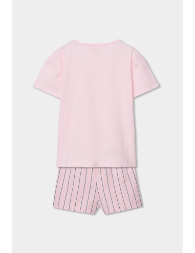 Pyjama en tricot bi matiere pour fille - Boboli