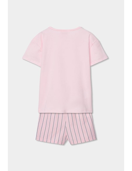 Pyjama en tricot bi matiere pour fille - Boboli