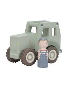Tracteur en bois avec figurine - Little Dutch 2