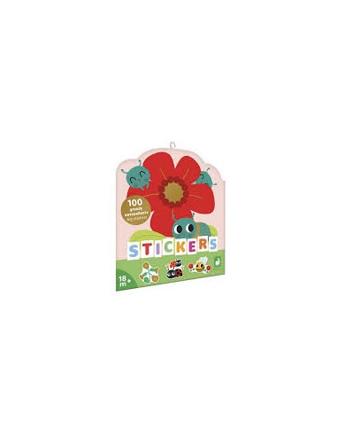 100 Grands stickers petites bêtes - Janod