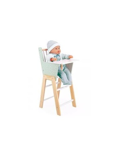 Chaise haute poupée Janod – Accessoire bois enfant