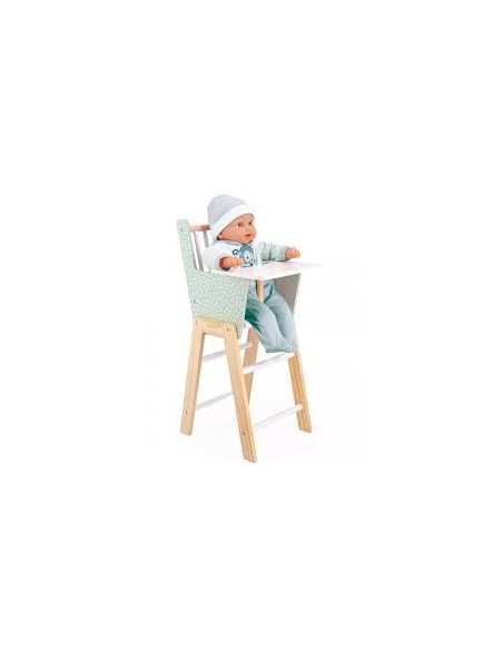 Chaise haute poupée Janod – Accessoire bois enfant