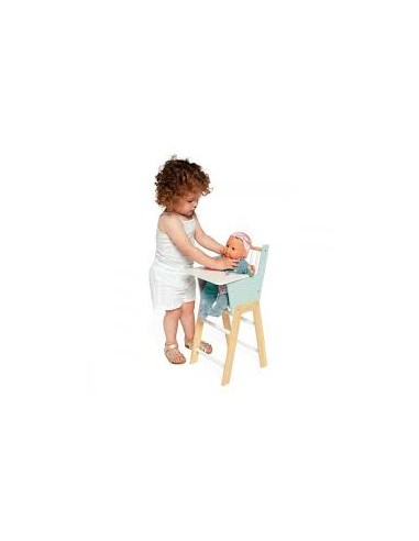 Chaise haute poupée Janod – Accessoire bois enfant