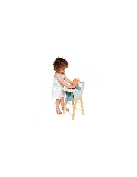 Chaise haute poupée Janod – Accessoire bois enfant
