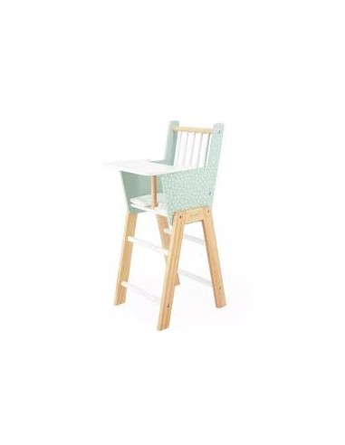 Chaise haute poupée Janod – Accessoire bois enfant