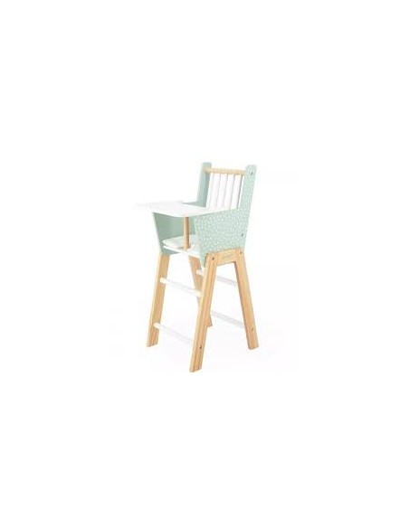 Chaise haute poupée Janod – Accessoire bois enfant