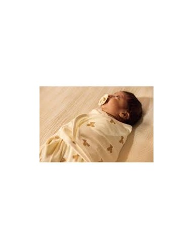 Couverture d'emmaillotage 0-3 mois Mini Teddy Bear - Jollein