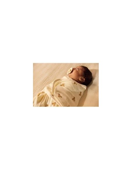 Couverture d'emmaillotage 0-3 mois Mini Teddy Bear - Jollein