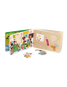 Livre puzzles "les activités" - Vilac 2