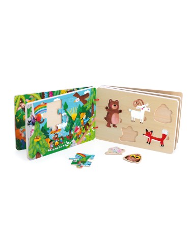 Livre puzzles "le voyage" - Vilac