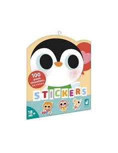 100 grands stickers bébés animaux - Janod