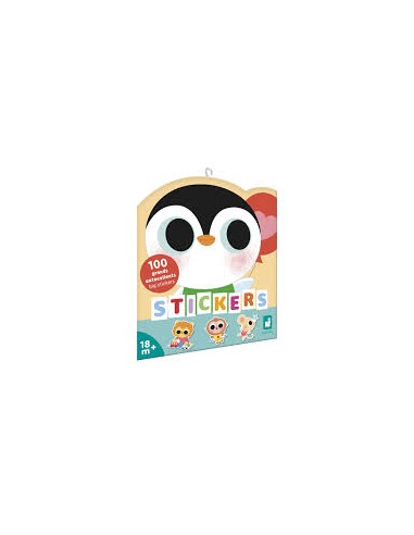 100 grands stickers bébés animaux - Janod