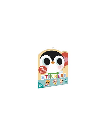 100 grands stickers bébés animaux - Janod