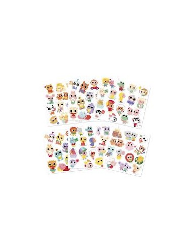 100 grands stickers bébés animaux - Janod