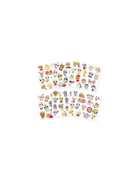 100 grands stickers bébés animaux - Janod