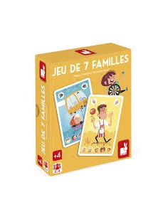 Jeu de 7 familles - Janod