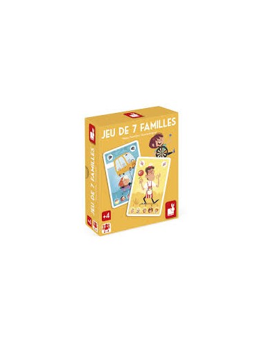 Jeu de 7 familles - Janod