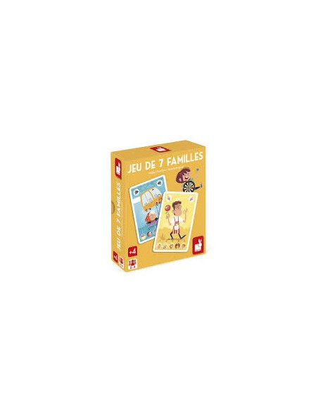 Jeu de 7 familles - Janod