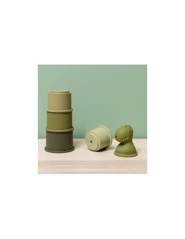 Jouet de bain stacking cup dino - Trixie