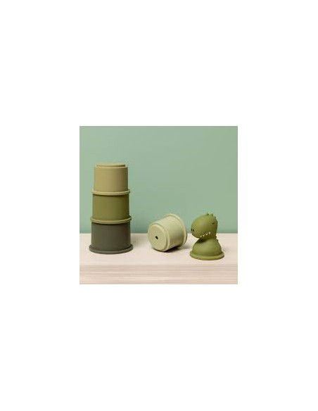 Jouet de bain stacking cup dino - Trixie