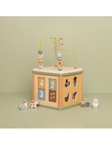 Cube d'activités little farm - Little Dutch