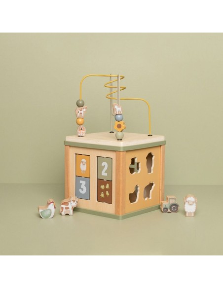 Cube d'activités little farm - Little Dutch